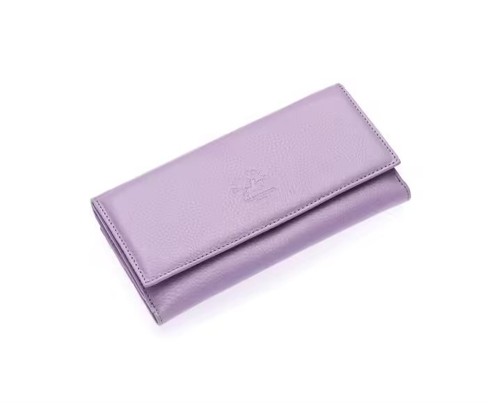 Westpolo Kier Genuine Leather Women's Wallet Card Holder with Coin and Card Holder Compartment(464)