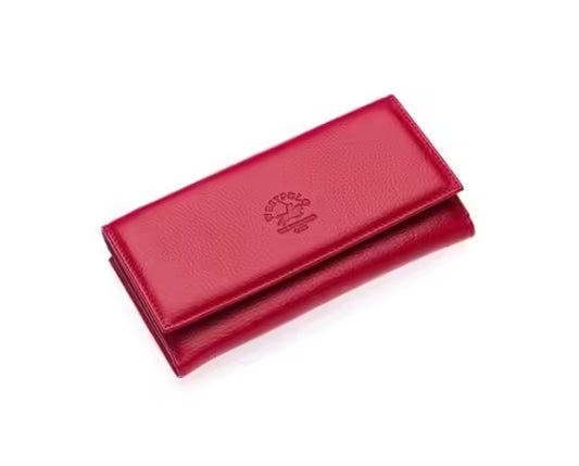 Westpolo Kier Genuine Leather Women's Wallet Card Holder with Coin and Card Holder Compartment(464)