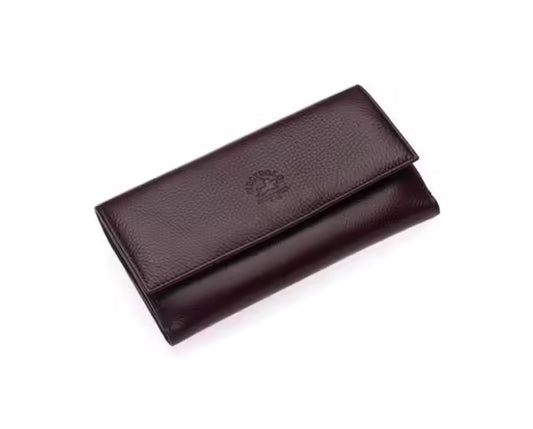 Westpolo Kier Genuine Leather Women's Wallet Card Holder with Coin and Card Holder Compartment(464)