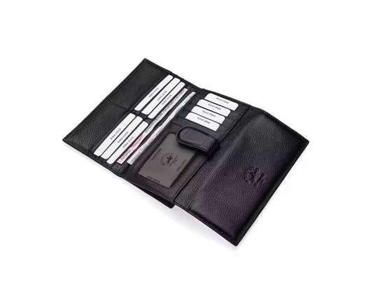 Westpolo Kier Genuine Leather Women's Wallet Card Holder with Coin and Card Holder Compartment(464)