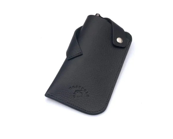 westpolo lonex genuine leather glasses case – black gallery img 2