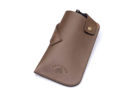 westpolo lonex genuine leather glasses case – khaki gallery img 2