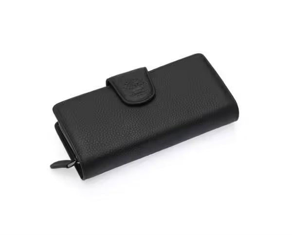 Westpolo Maze Genuine Zipper and Magnet Women's Wallet with Large Card Capacity (481)