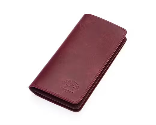 Portefeuille unisexe vintage Westpolo Olympus en cuir véritable grainé avec compartiment pour téléphone (2727C) 