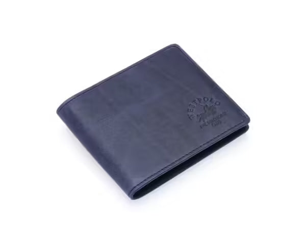 Westpolo Pirus Genuine Tumbled Leather Vintage Wallet Card Holder With Coin Compartment (1625C)