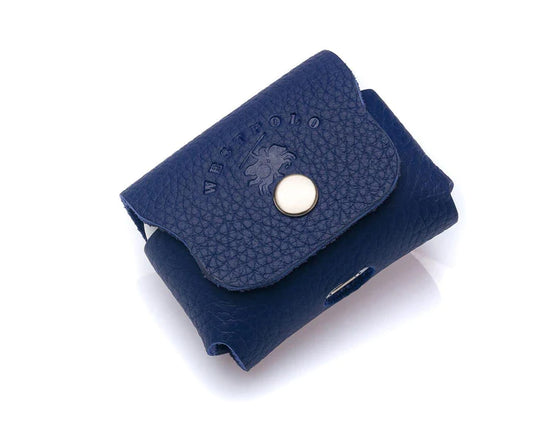 westpolo poine genuine leather apple airpods pro protection case – blue featured img