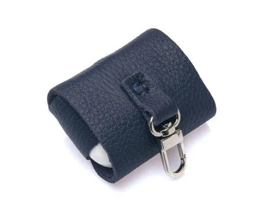 westpolo poine genuine leather case – navy blue gallery img 1