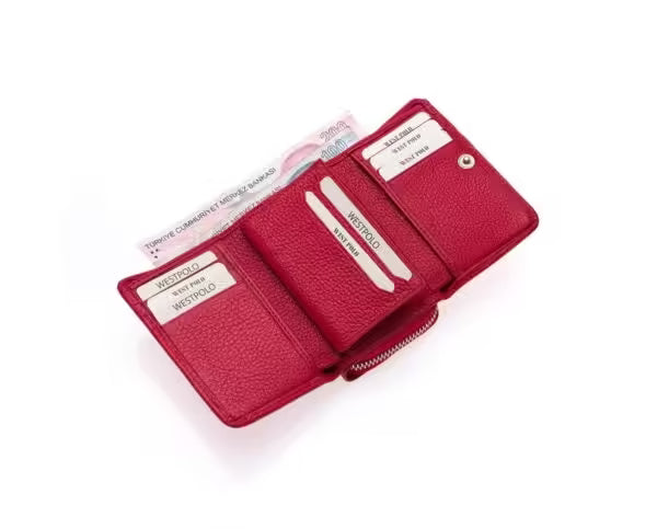 Portefeuille femme en cuir véritable Westpolo Ria (422)