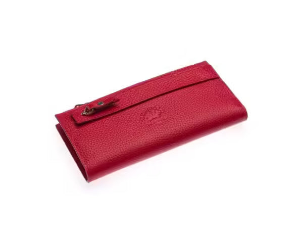 Portefeuille horizontal unisexe Westpolo Rice en cuir véritable, grande capacité, avec compartiment pour téléphone (3760) 
