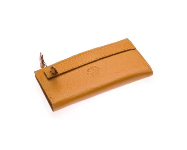 Portefeuille horizontal unisexe Westpolo Rice en cuir véritable, grande capacité, avec compartiment pour téléphone (3760) 