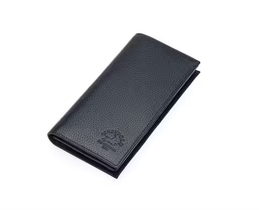 Portefeuille unisexe long en cuir véritable Westpolo Salvia grande capacité pour cartes avec compartiment pour téléphone (977) 