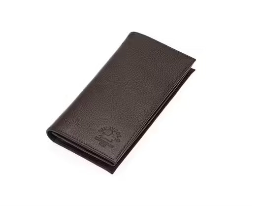 Portefeuille unisexe long en cuir véritable Westpolo Salvia grande capacité pour cartes avec compartiment pour téléphone (977) 