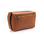 Westpolo Waterproof Leather Unisex Hand Portfolio Clutch Bag - Camel (6030)