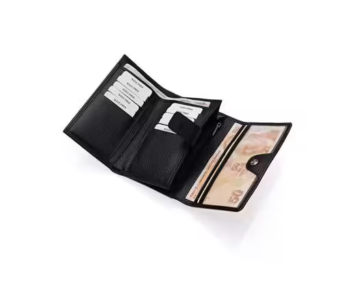 Westpolo Tasha Large Card Capacity Genuine Leather Horizontal Women's Wallet with Phone Compartment(488)