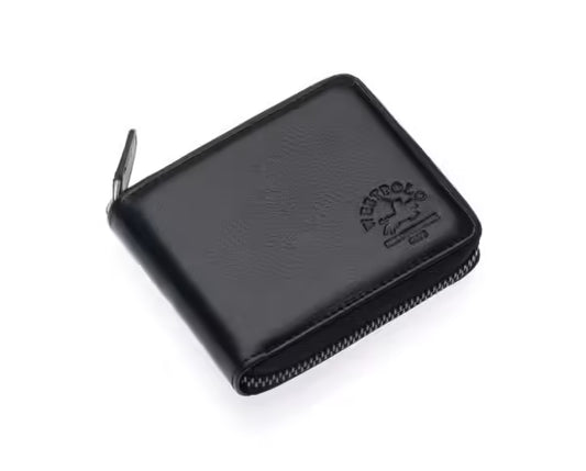 Westpolo Tiger Unisex Genuine Tumbled Leather Wallet Card Holder With Abundant Credit Card Compartment (2743)