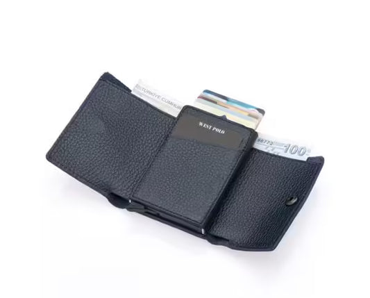 Westpolo Genuine Leather Unisex Cardholder Wallet (5520)