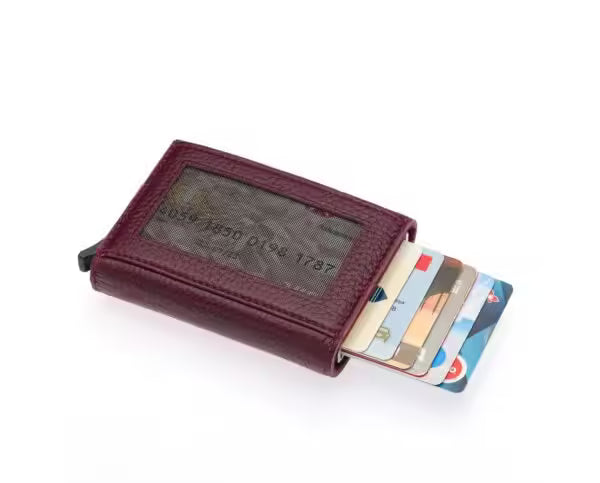 Westpolo Genuine Leather Unisex Cardholder Wallet (5520)