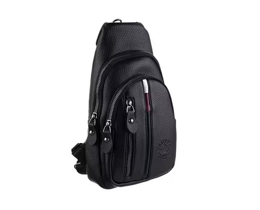 Westpolo Unisex Leather Cross Chest and Shoulder Bag Body Bag(NL) (EGB113)