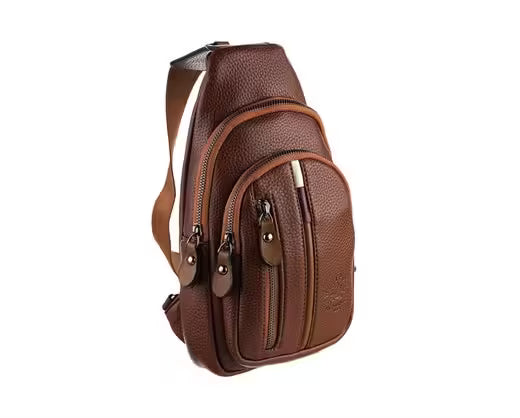 Westpolo Unisex Leather Cross Chest and Shoulder Bag Body Bag(NL) (EGB113)