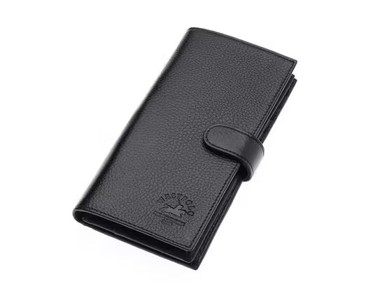 Westpolo Wizard Genuine Antique Leather Phone Compartment Unisex Flip Wallet (877P)