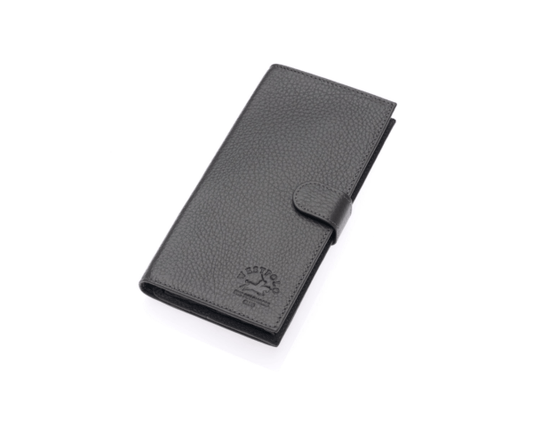 Westpolo Wizard Genuine Antique Leather Phone Compartment Unisex Flip Wallet (877P)