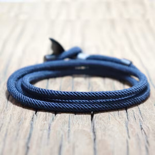 Bracelet unisexe en corde viking à queue de baleine (EGBT266)