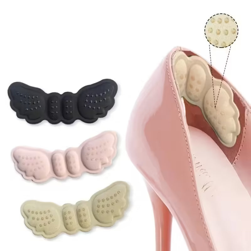 Coussinets de protection pour talons hauts pour femmes - Forme papillon, auto-adhésifs et ajustables pour le soin des pieds