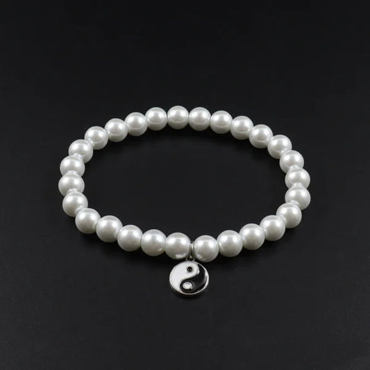 يين يانغ تسجيل الخرز سوار (EGBT006)