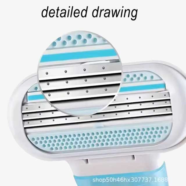 YS00063 Ladies Manual Shaver – Multifunctional Shaver for Armpits, Private Parts & Legs with 3-Layer Blades