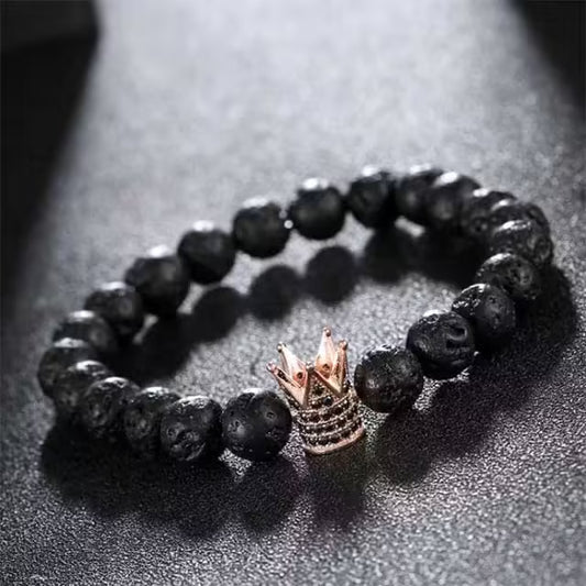 Zircon Crown Beads Bracelet (EGBT078)