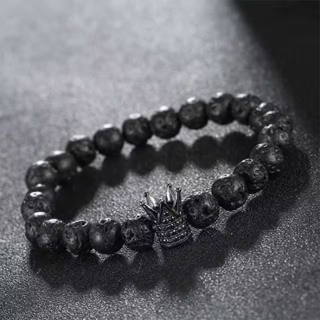 Zircon Crown Beads Bracelet (EGBT078)