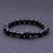 Bracelet de perles squelette en zircon (EGBT113)