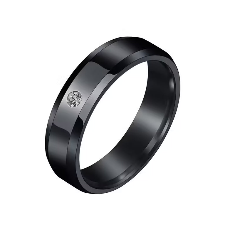 Bague unisexe en zircon (EGR048)