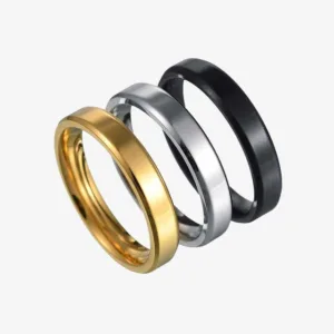 4mm Simple Stainless Steel Ring (EGR032)