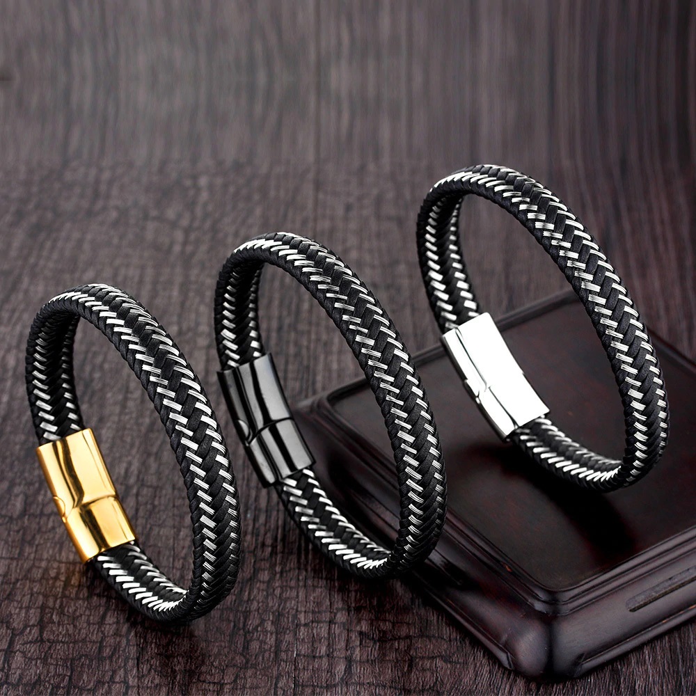Casual Simple Style PU Leather Adjustable Bracelet | B106-JMA-173 |  Cilory.com