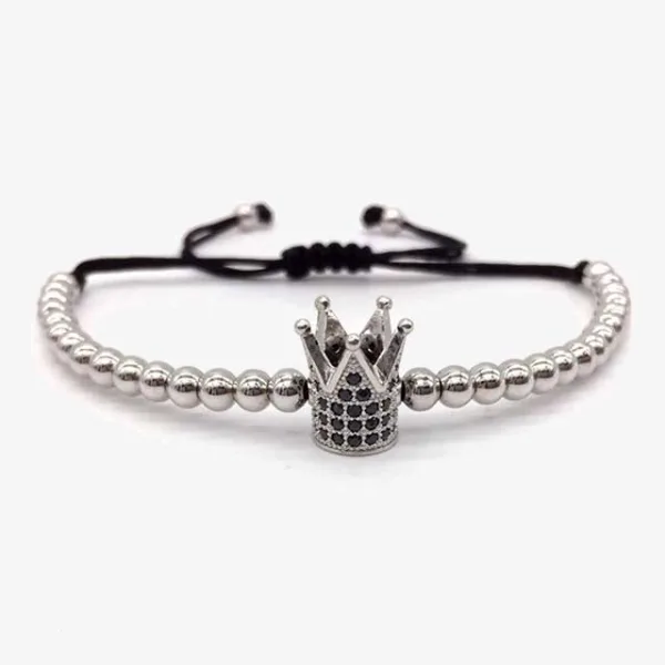 Crown Shamballa Bracelet (EGBT198)