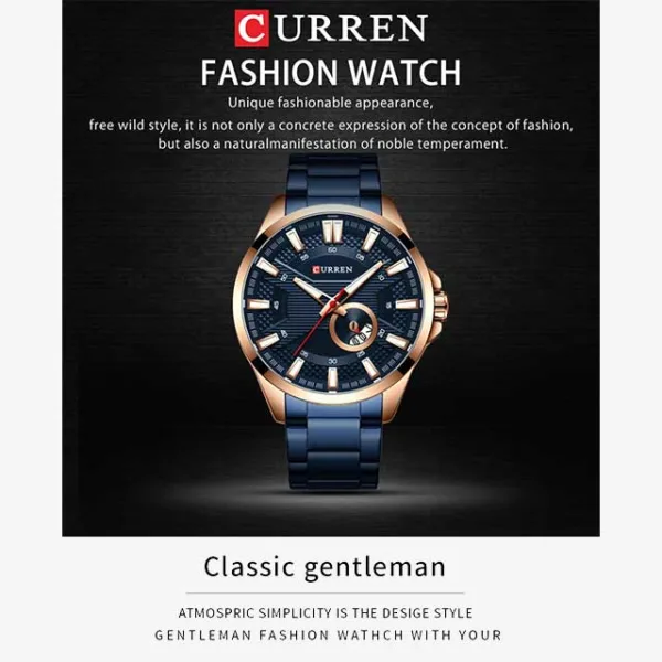 CURREN Men Calendar New Design Watch (CU8372)