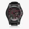 curren men leather large case watch cu8225 gallery img 17