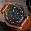curren men leather large case watch cu8225 gallery img 3