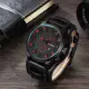 curren men leather large case watch cu8225 gallery img 9