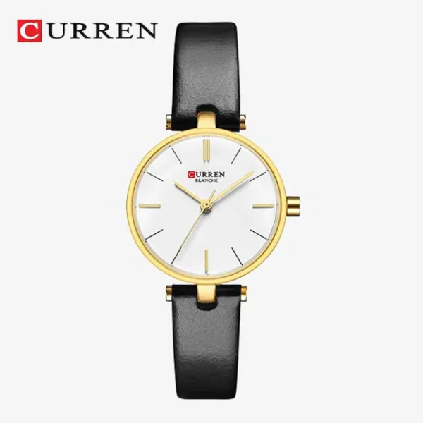 CURREN Small Dial Women Leather Strap Watch (9038L)