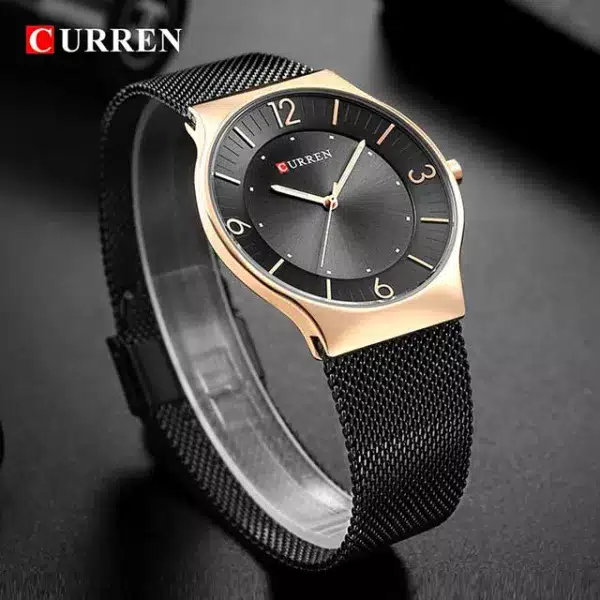 Curren Unisex Slim Mesh Strap Watch (CU8304)