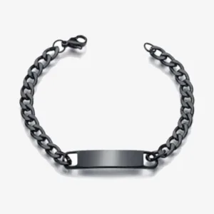Mirror Stainless Steel Unisex Bracelet (EGBT335)