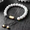 natural lava stone bead adjustable bracelet egbt249 gallery img 2