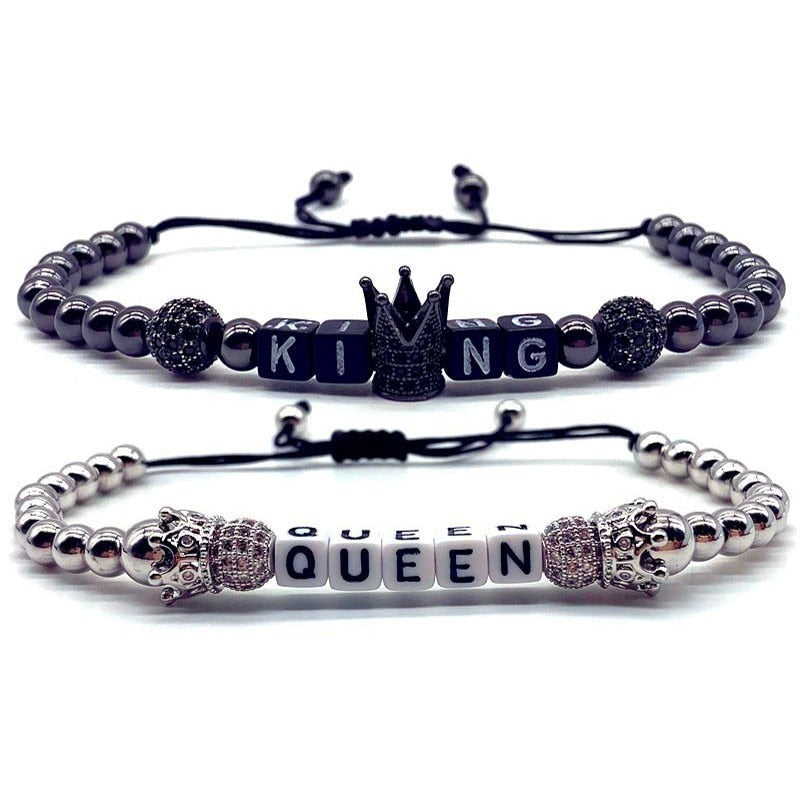 Her King & His Queen Couple Bracelets – ALLBIZIA