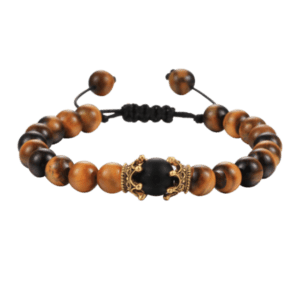 tiger eye matte shamballa bracelet egbt184 featured img