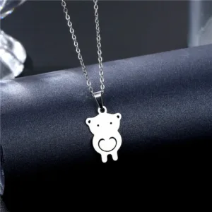 cute pig pendant women necklace egn202 featured img