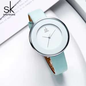 sk leather women watch k0084 featured img