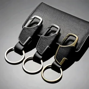 Steel x Leather Key Chain (m2)