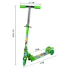 children foot scooters with led light up wheels gallery img 2